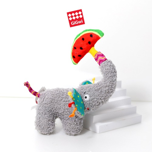 [6797]기그위 강아지 장난감 플러쉬프렌즈 수박 코끼리