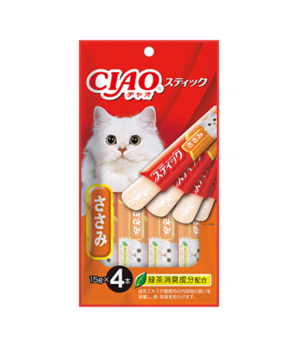 이나바 고양이 간식 챠오스틱 닭가슴살 TSC-123